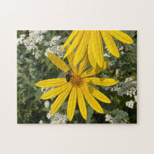 Jerusalem Flower With Bee Jigsaw Puzzle