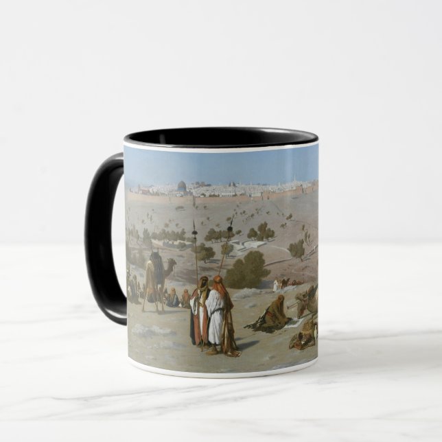 Jerusalem from the Mount of Olives | 1880 Mug (Front Left)