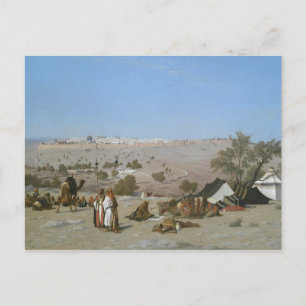 Jerusalem from the Mount of Olives 1880 Postcard