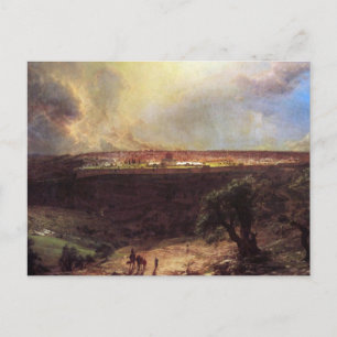 Jerusalem from the Mount of Olives by Church Postcard