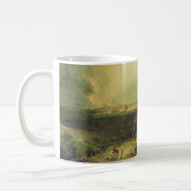 Jerusalem from the Mount of Olives Coffee Mug (Left)