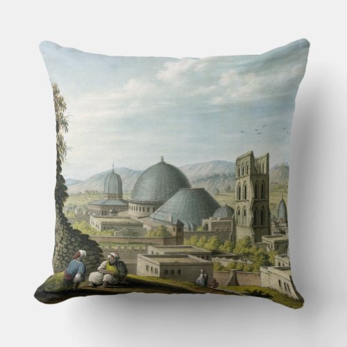 Jerusalem from the West pub by William Watts 18 Throw Pillow