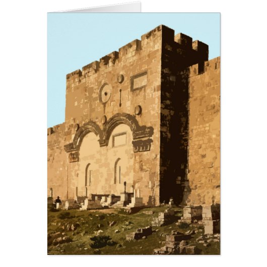 Jerusalem - Gate of Mercy Cards (Front)