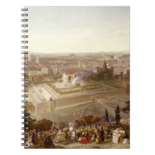 Jerusalem in her Grandeur, engraved by Charles Mot Notebook