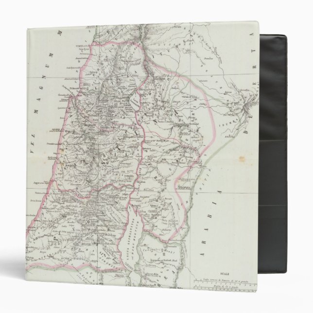 Jerusalem, Israel, Jordan 3 Ring Binder (Front/Inside)