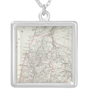 Jerusalem, Israel, Jordan Silver Plated Necklace