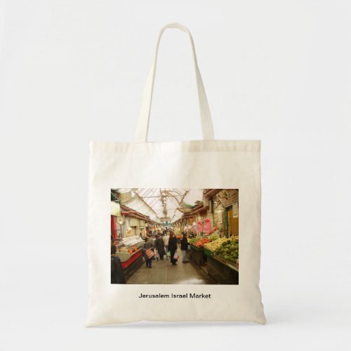 Jerusalem Israel Market Tote Bag