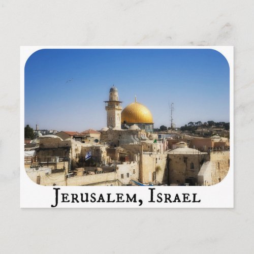 Jerusalem Israel Postcard