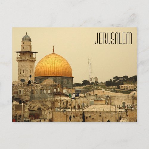 Jerusalem Israel postcard