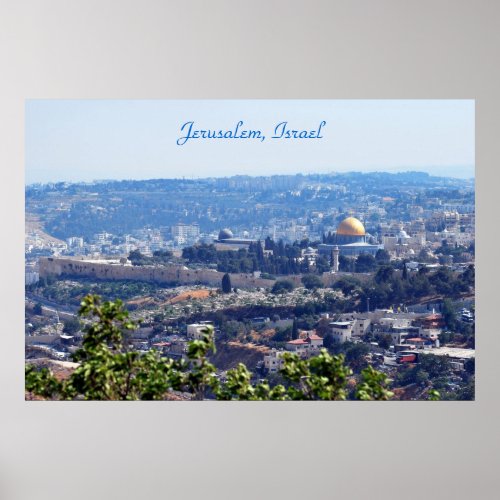 Jerusalem Israel Poster