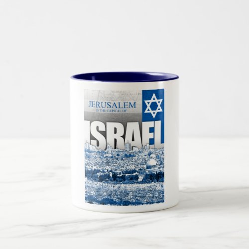 Jerusalem Israel Two_Tone Coffee Mug