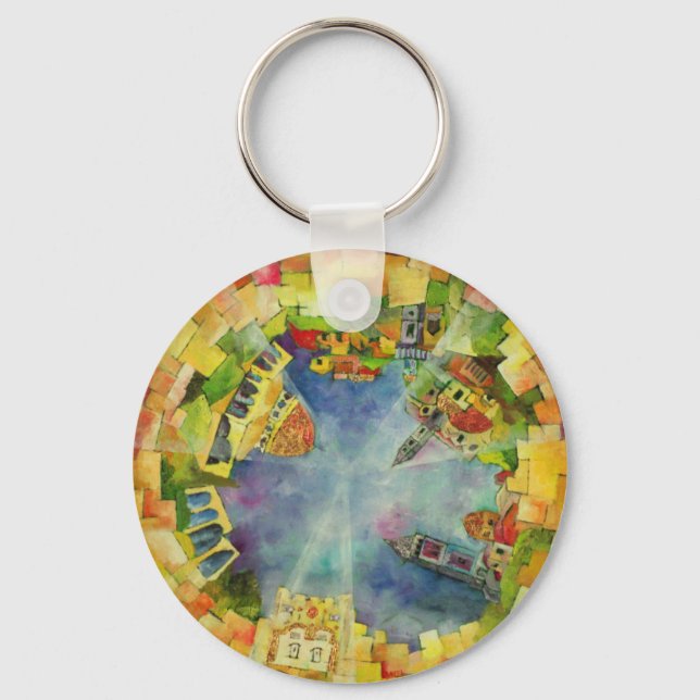 Jerusalem Keychain (Front)