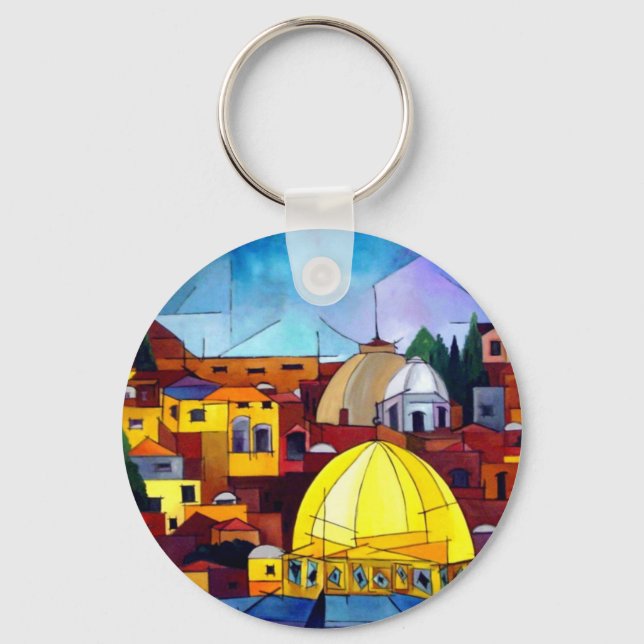 Jerusalem Keychain (Front)