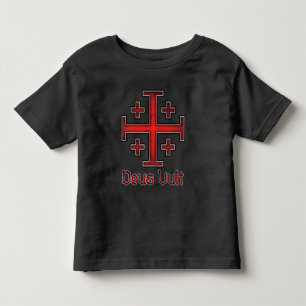 Jerusalem Knight Templar Crusader Cross Christian Toddler T-shirt