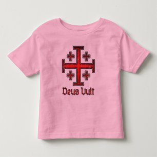 Jerusalem Knight Templar Crusader Cross Christian Toddler T-shirt
