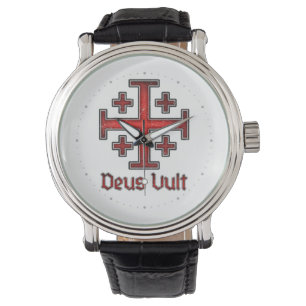 Jerusalem Knight Templar Crusader Cross Christian Watch