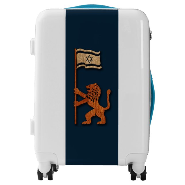 Jerusalem Lion With Flag Luggage (Front)