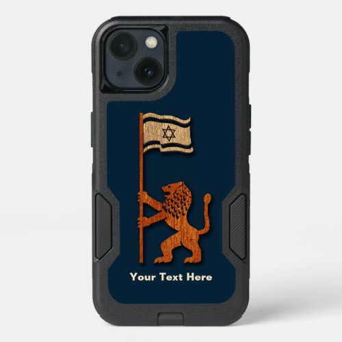 Jerusalem Lion With Flag iPhone 13 Case