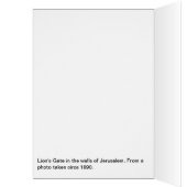 Jerusalem - Lions' Gate Cards (Inside (Left))
