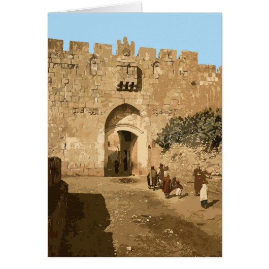 Jerusalem - Lions' Gate Cards (Front)