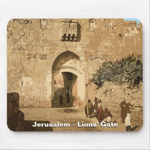 Jerusalem _ Lions Gate Mouse Pad