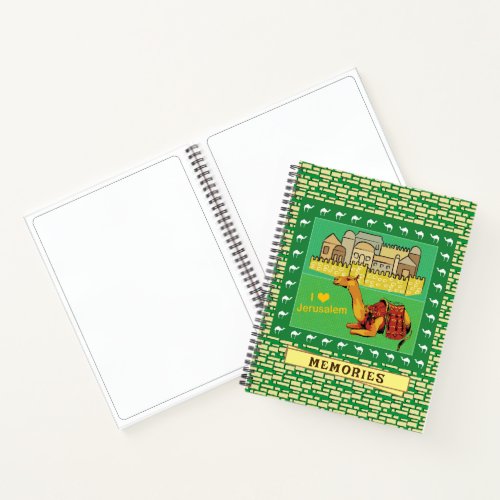 Jerusalem Memory Sketchbook Notebook