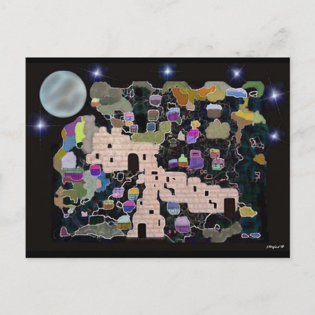 Jerusalem Moon Postcards (Front)