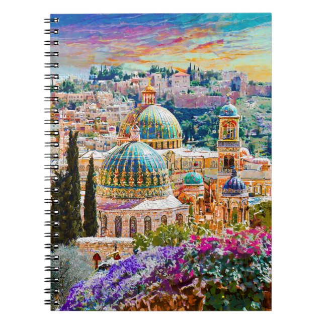 Jerusalem Old City Paint Journal (Front)