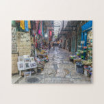 Jerusalem Old City puzzle<br><div class="desc">A beautiful view of shops in a narrow alley in Jerusalem Old City in Israel printed on a puzzle.</div>