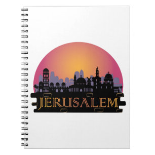 Jerusalem Old City Skyline - Israel Travel Notebook