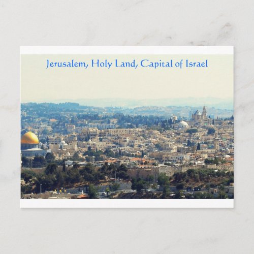 Jerusalem panoramic_edited_1A 6856 x 2400 Je Postcard