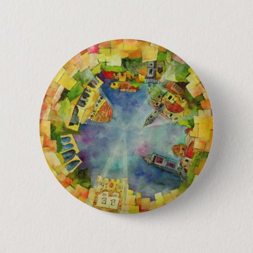 Jerusalem Pinback Button