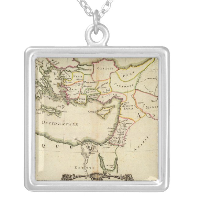 Jerusalem Silver Plated Necklace (Front)