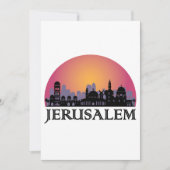 Jerusalem Skyline - Israel Travel (Front)