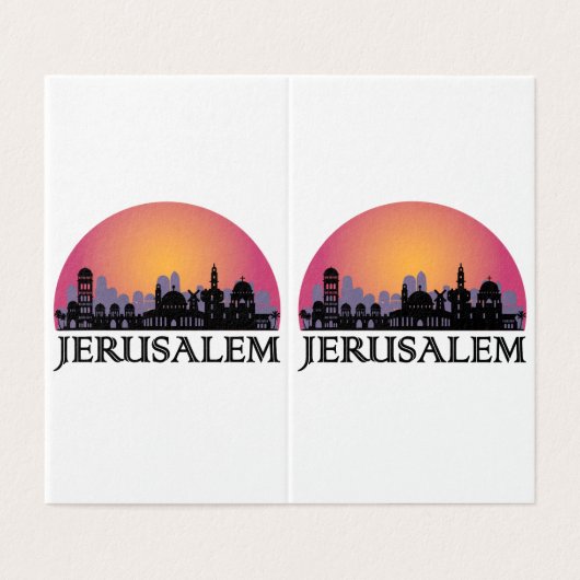 Jerusalem Skyline - Israel Travel (Outside Unfolded)