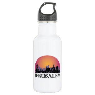 Jerusalem Skyline - Israel Travel Stainless Steel Water Bottle
