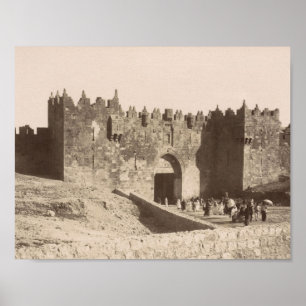 Jerusalem - The Damascus Gate Poster