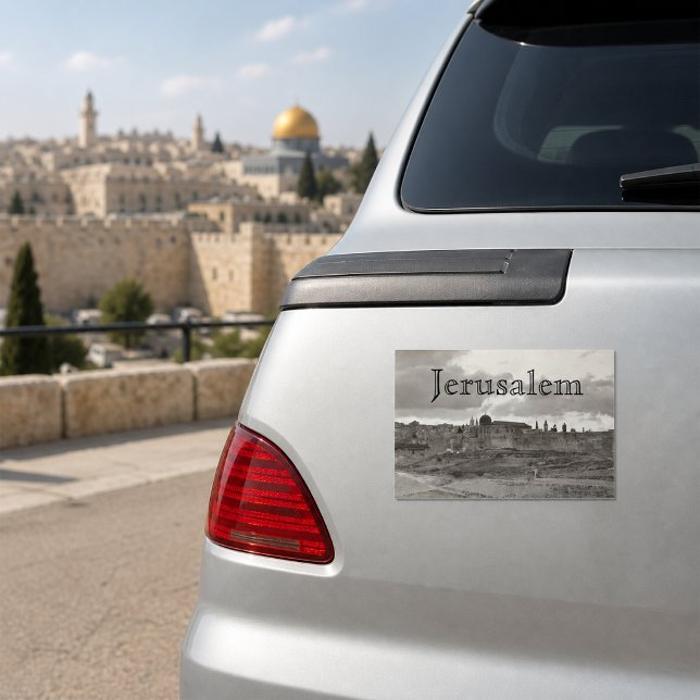 Jerusalem_The Holy City Car Magnet (Creator Uploaded)