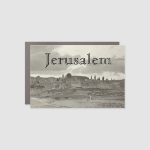Jerusalem_The Holy City Car Magnet