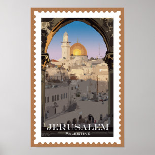 Jerusalem: Timeless Tapestry of Culture & History Poster