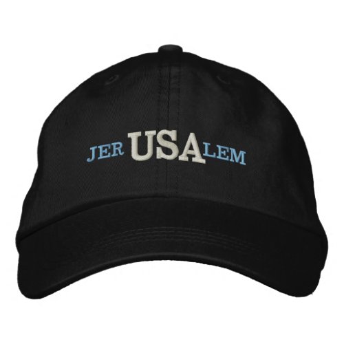 Jerusalem USA Embroidered Baseball Cap