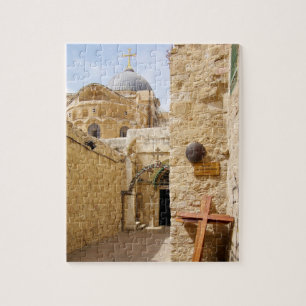 Jerusalem Via Dolorosa Station IX of the Cross Jigsaw Puzzle
