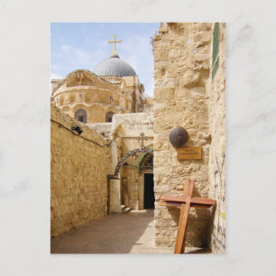 Jerusalem Via Dolorosa Station IX of the Cross Postcard