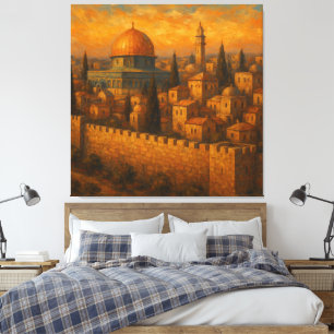 Jerusalem's Eternal Splendor Canvas Print