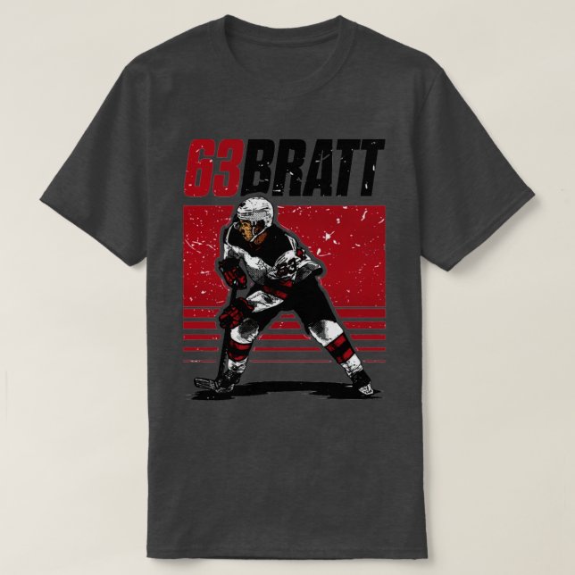 Jesper Bratt New Jersey Starter T-Shirt (Design Front)