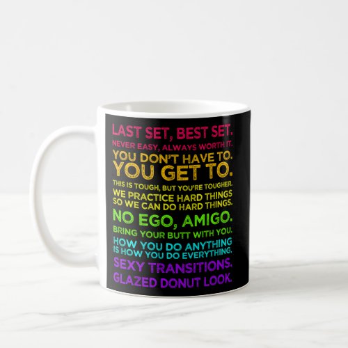 Jess Sims Motivational Quotes _ Rainbow Text Coffee Mug