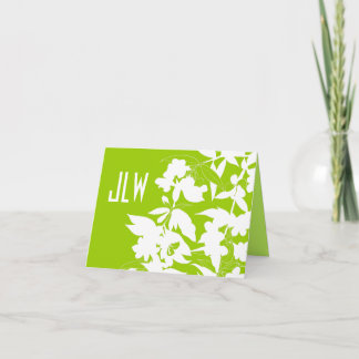 Jessamine Monogram Note Card