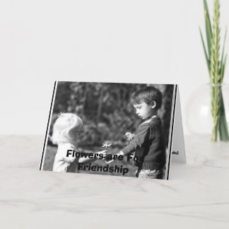 Jesse and Cristabel, Flowers are For... Letterpress Thank You Card