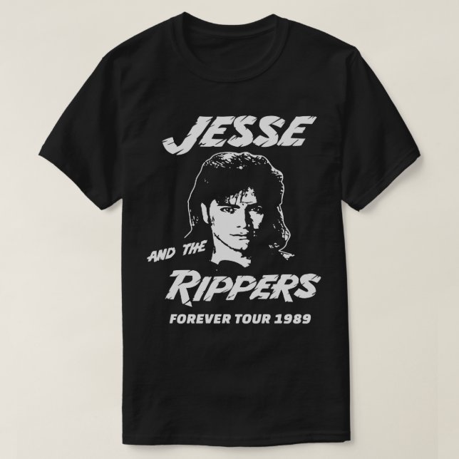 Jesse And The Rippers Funny 90s T-Shirt (Design Front)