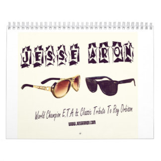 Jesse Aron Custom Printed Calendar